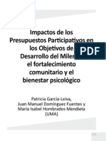 Impactos Presupuestos Participativos