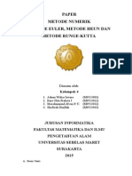 Numerical Method-Euler, Heun, Runge-Kutta