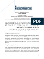 KHUTBAH JUMAAT Modal Insan Cemerlang Ummah Terbilang