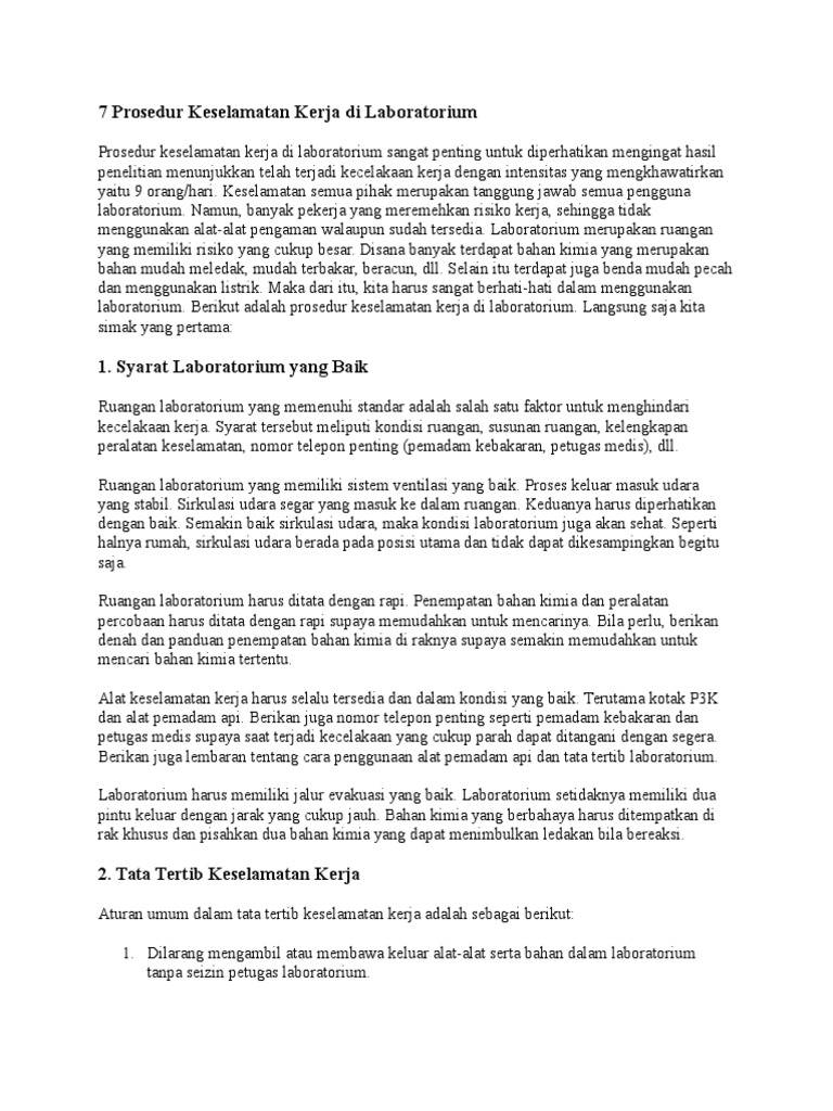 Gambar Alat Alat Keselamatan Kerja Di Laboratorium Gambar Alat Alat Keselamatan Kerja Di Laboratorium