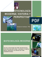 Biotecnología Moderna Historia y Perspectivas v Arahana