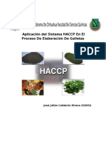 Aplicacion Del HACCP en La Elaoracion de Galletas