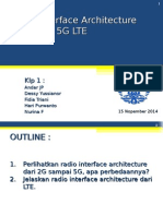 KLP 1 BAB 8 - Radio Interface Arcitecture 2G 3G 4G 5G LTE-V2