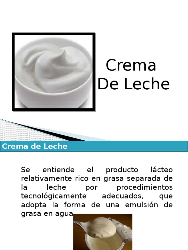 Crema de Leche Crema Leche