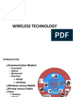 Unit 5 - Wireless Technologies