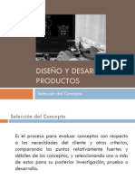 Diseño y Desarrollo de Productos (Selección Del Concepto)