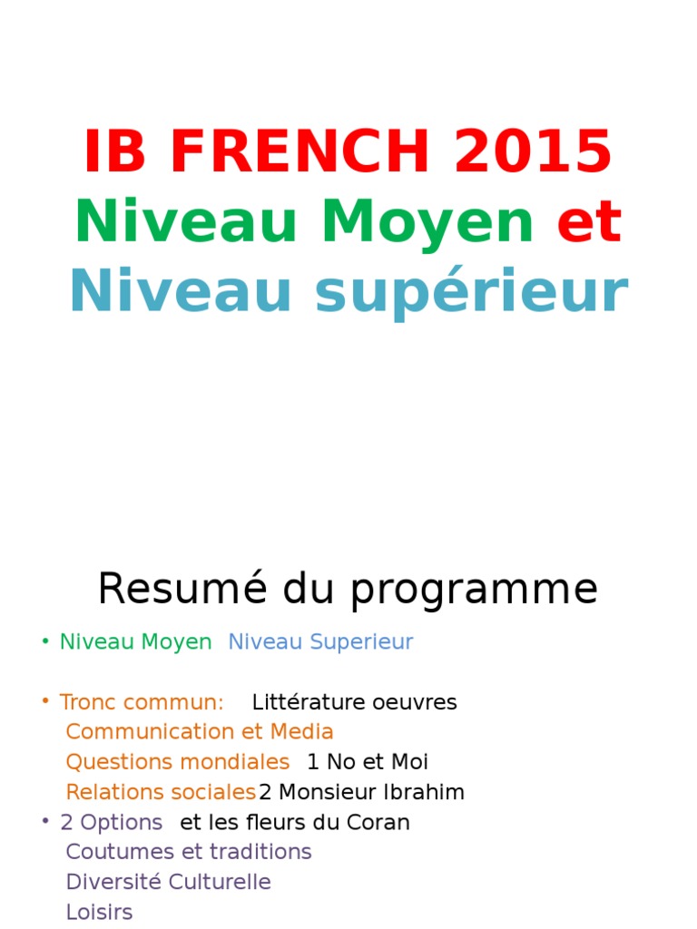 Analyse de 