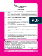 2015 Demre Modelo Prueba Matematica