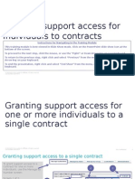 Granting Support Access for Individuals to Contracts