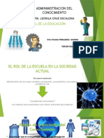 Eva - Viviana - Fernandez - Osorno - Tarea - Diapositivas - Rol de La Educacion