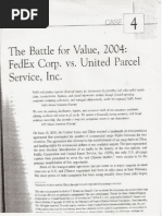 Fedex vs. UPS The Battle For Value Case