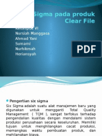 Six Sigma Pada Produk Clear File