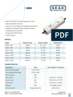 Led Driver SCC 40W: Key Features