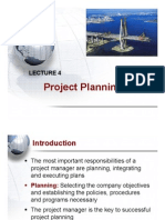 Lecture 4 - Project Planning