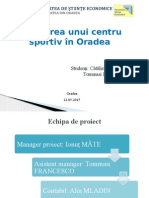 Proiect Centru Sportiv POR 2014-2020 AxaP 2