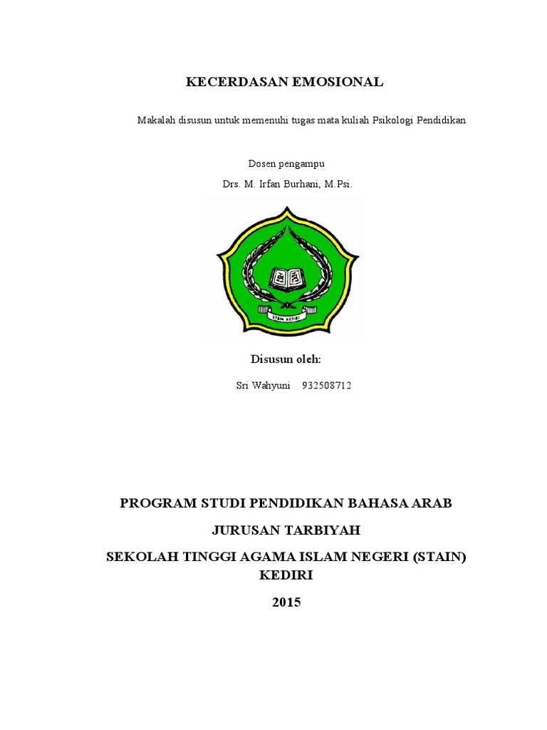 Aspek dan Definisi Kecerdasan Emosional | PDF | Pengembangan Diri