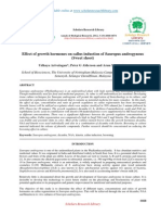 Effect of Growth Hormones On Callus Induction of Sauropus Androgynous