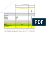 Cost Sheet - 7th Avenue