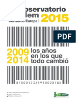 Cetelem Observatorio Consumo Europa 2015. La crisis y el poder de compra europeos