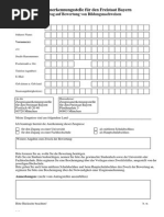 Antragsformular Deutsch 2015