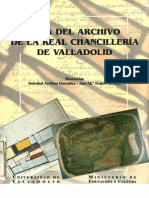 Guía Del Archivo de La Real Chancillería de Valladolid