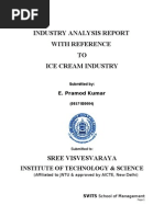 Download Industry Analysis on Ice Cream Industry by pramod SN26611817 doc pdf