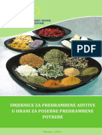 Brošura - Upotreba Aditiva U Hrani Za Posebne Potrebe