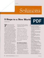 5 Steps To A New Marketing Plan: Practice Management Solutions