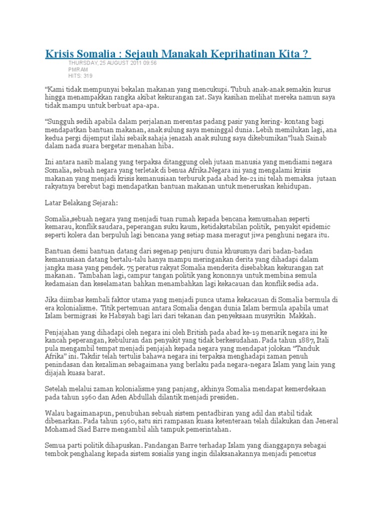 Krisis Somalia Pdf