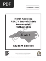 Grade 7 Math Released EOG Questions | PDF | Cakes | Ratio