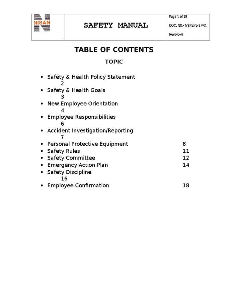 Industrial Safety PDF Personal Protective Equipment Emergency