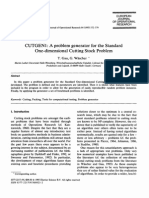 CUTGENI" A Problem Generator For The Standard One-Dimensional Cutting Stock Problem