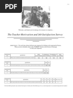 job satisfaction survey