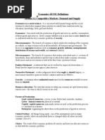 Ib economics paper 1 notes