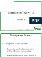 Management Theory - 2