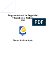 Programa Anual de Seguridad y Salud en El Trabajo_ 2015