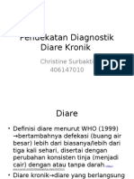 Pendekatan Diagnostik Diare Kronik