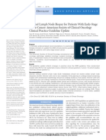 J Clin Oncol (2014) Sentinel Lymph Node Biopsy for Patients With Early-Stage Breast Cancer- American Society of Clinical Oncology Clinical Practice Guideline Update