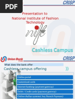 Cashless Campus -NIFT