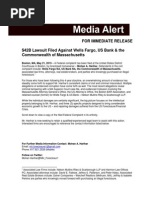 Download 42B Lawsuit filed against Wells Fargo US Bank  the Commonwealth of MA by Mohan Harihar SN266147017 doc pdf