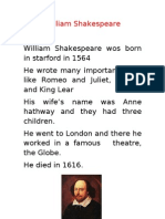 William Shakespeare Tiago Belo