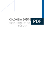Fedesarrollo. Colombia-2010-2014.Propuestas de Política Pública.pdf