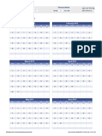 Yearly Planning Calendar: January 2015 February 2015