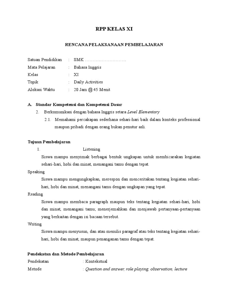 RPP Get Along With English 2  Multiple Choice