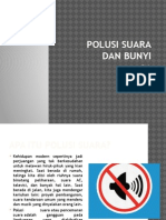 Polusi Suara Dan Bunyi