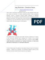 Verbal Reasoning Shortcuts - Direction Sence