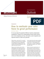 How to Motivate Your Sales Force to Great Performance