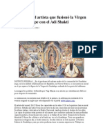 La Visión Del Artista Que Fusionó La Virgen de Guadalupe Con El Adi Shakti