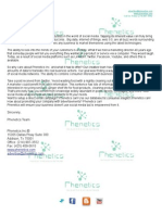 Phenetics Inc Advertising Prospectus 2015