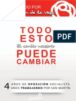 Cuatro años de oposición Socialista, cuatro años trabajando por San Martín
